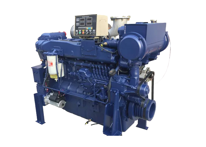 Marine Engine 6D12C400 Four Stroke Diesel Engine for Marine Color Custom 400HP/PS